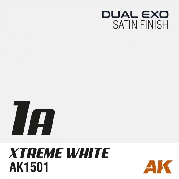 AK Interactive AK1543 DUAL EXO SET 1 – 1A XTREME WHITE &amp; 1B ROBOT WHITE