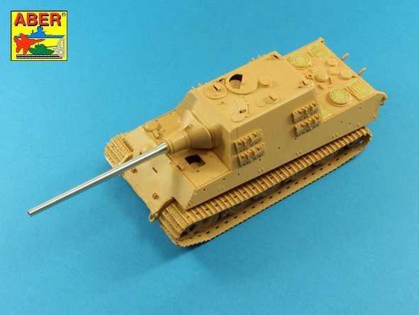 Aber 48L-29 128mm PaK 44 L/55 gun barrel for Sd.Kfz.186 Jagdtiger (1:48)