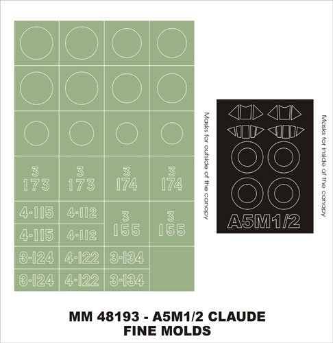 Montex MM48193 A5M1/2 Claude FINE MOLDS 