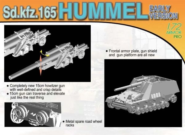 Dragon 7244 Sd.Kfz.165 Hummel (1:72)