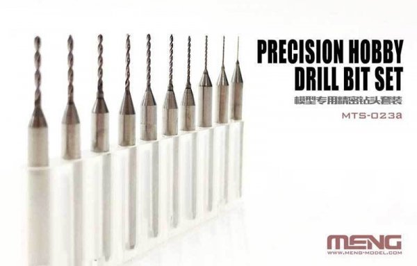 Meng Model MTS-023A Precision Hobby Drill Bit Set (0.4 - 1.3 mm)