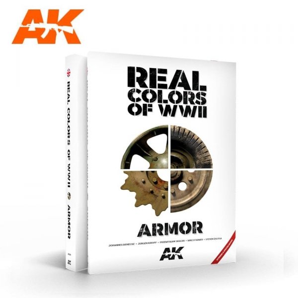 AK Interactive AK299 REAL COLORS OF WWII ARMOR – NEW 2ND EXTENDED &amp; UPDATED VERSION (EN)