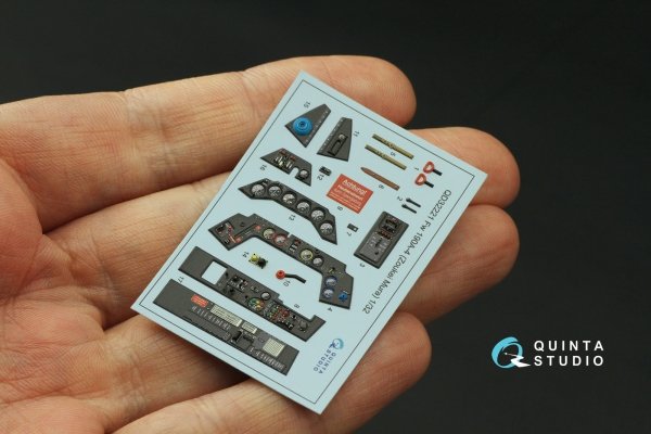 Quinta Studio QD32221 FW 190A-4 3D-Printed coloured Interior on decal paper (Zoukei Mura SWS) 1/32