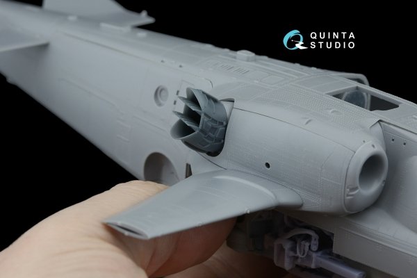 Quinta Studio QT48083 Ka-52/Ка-52М Exhaust Device (Zvezda/Quinta) 1/48