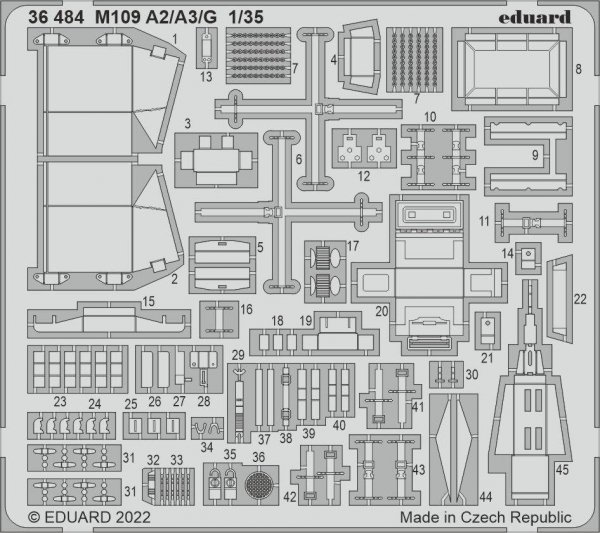 Eduard 36484 M109 A2/ A3/ G ITALERI 1/35