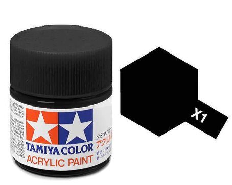 Tamiya 81001 Acryl X-1 Black 23ml