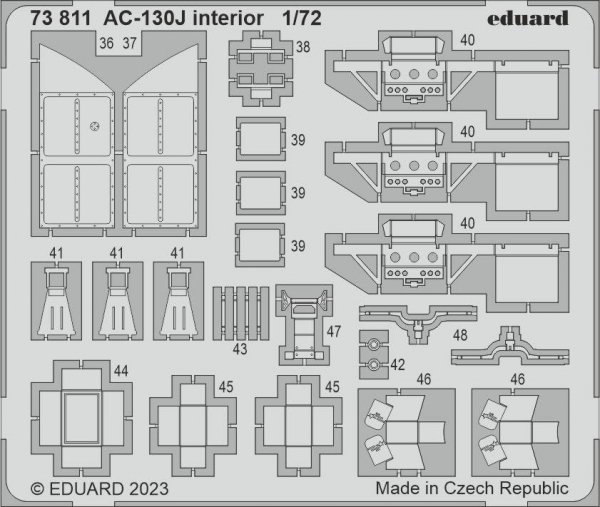 Eduard BIG72178 AC-130J PART I ZVEZDA 1/72