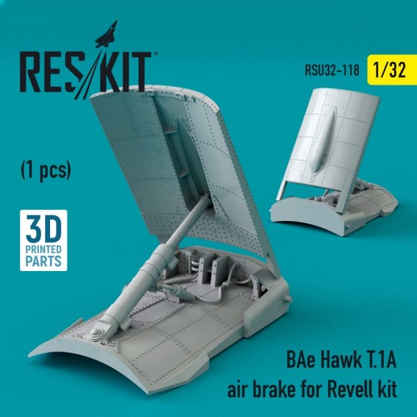 RESKIT RSU32-0118 BAE HAWK T.1A AIR BRAKES FOR REVELL KIT (3D PRINTED) 1/32