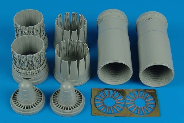 Aires 2118 EF 2000A late exhaust nozzles 1/32 Trumpeter