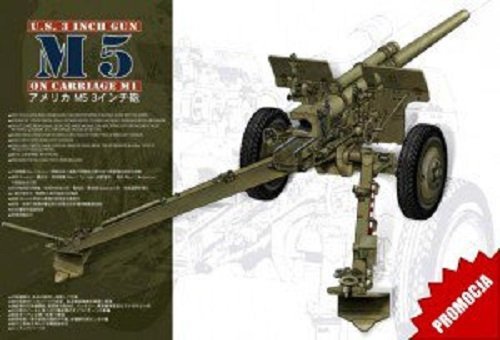 AFV Club 35S64 3in Gun M5 On Carriage M1 (1:35)