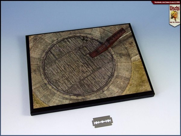 Uschi 3047 Display diorama Luftwaffe Compass Swing Ramp circular 1/48