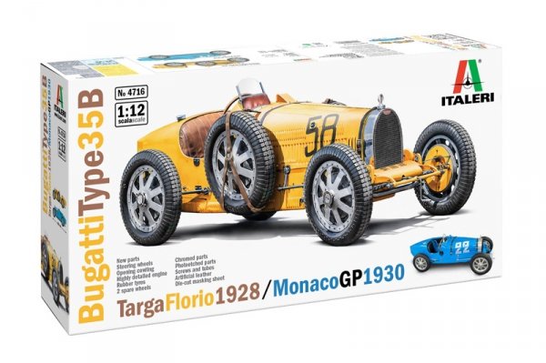 Italeri 4716 Bugatti Type 35B - Targa Florio 29/Monaco GP 30 1/12