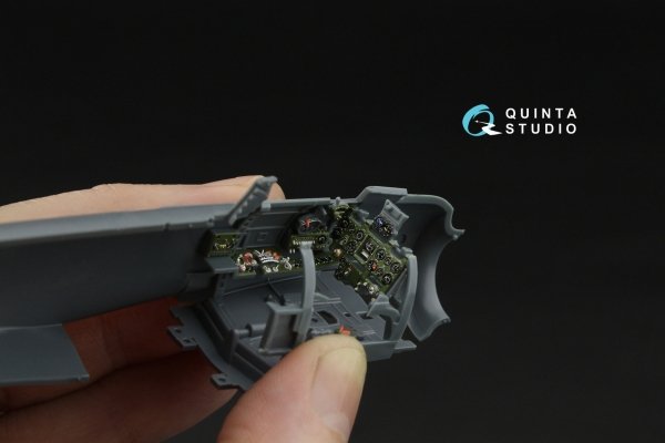 Quinta Studio QD48610 A6M5 Zero (Nakajima Production) 3D-Printed &amp; coloured Interior on decal paper (Eduard) 1/48