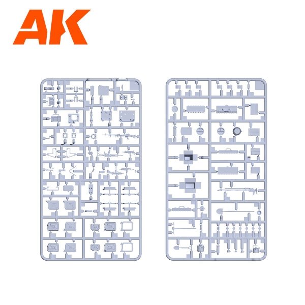 AK Interactive AK35006 IDF ACCESSORIES 1/35