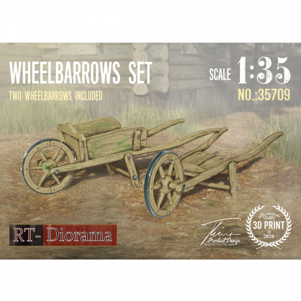 RT-Diorama 35709 Wheelbarrow Set 1/35