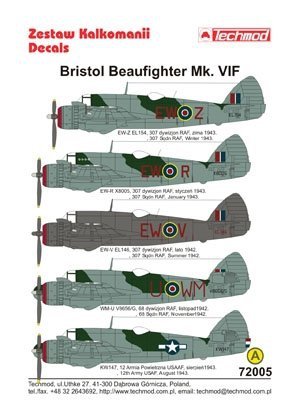 Techmod 72005 - Bristol Beaufighter VI (1:72)