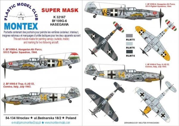 Montex K32167 Bf 109G-6 1/32