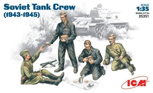ICM 35351 Soviet Tank Crew 1943-1945 (1:35)