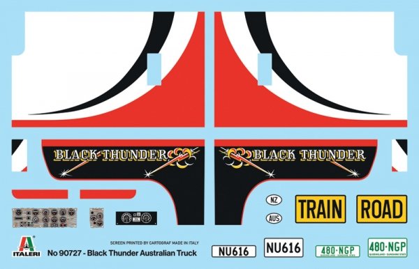 Italeri 90727 BLACK THUNDER Australian truck 1/24