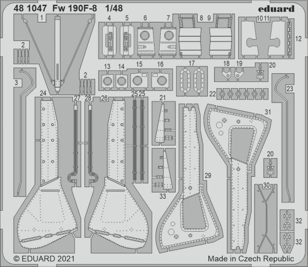 Eduard 481047 Fw 190F-8 EDUARD 1/48