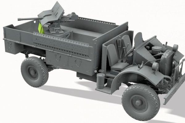Thunder Model 35312 LRDG CMP F30 Truck w/ Ordnance 37 mm MKI Bofors Gun - Limited Bonus Edition 1/35