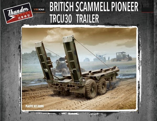 Thunder Model 35205 British Scammell Pioneer TRCU30 Trailer 1/35