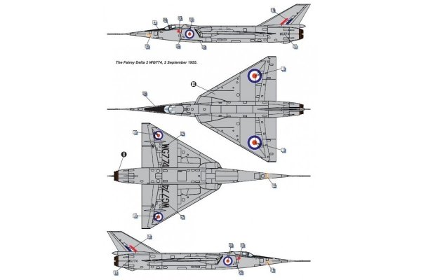 Dora Wings 72009 Fairey Delta 2 British supersonic research aircraft 1/72