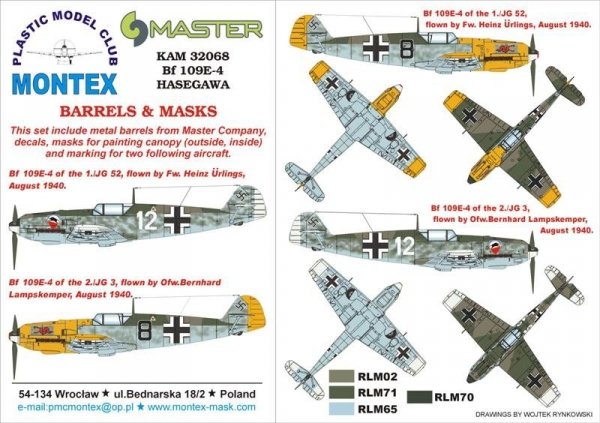 Montex KAM32068 Bf-109E4 1/32