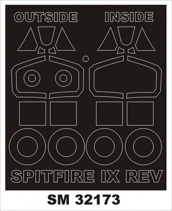 Montex SM32173 SPITFIRE IX REVELL 1/32