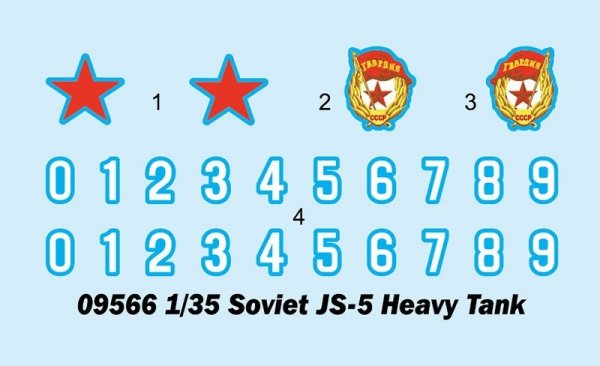 Trumpeter 09566 Soviet JS-5 Heavy Tank 1/35