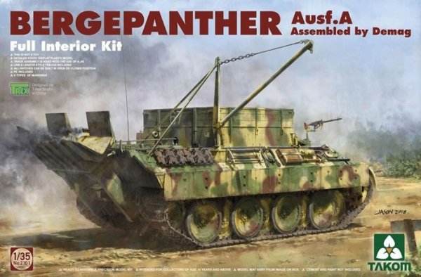 Takom 2101 Bergepanther Ausf. A (full interior) 1/35