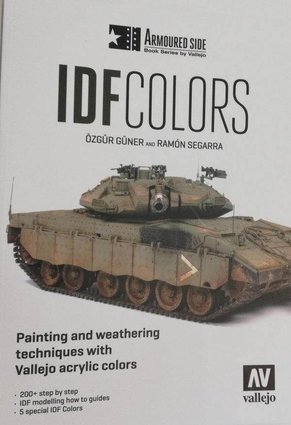 Vallejo 75017 Książka Armoured Side: IDF Colors (English Version) 