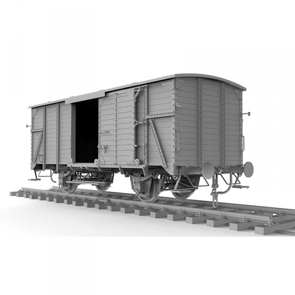 AK Interactive AK35502 GERMAN RAILWAY COVERED G10 WAGON GEDECKTER GÜTERWAGEN G10 1/35