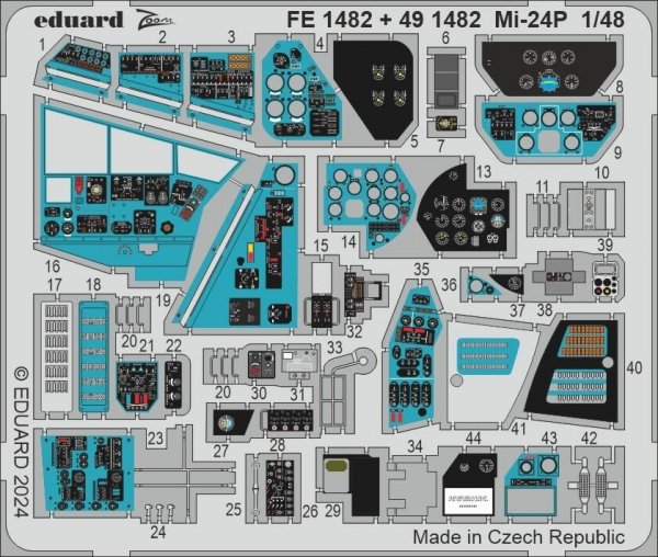 Eduard BIG49438 Mi-24P TRUMPETER 1/48