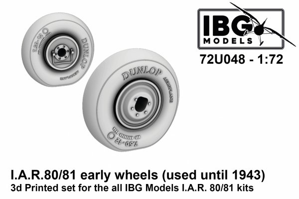 IBG 72U048 I.A.R. 80/81 Early Wheels (used until 1943) 1/72