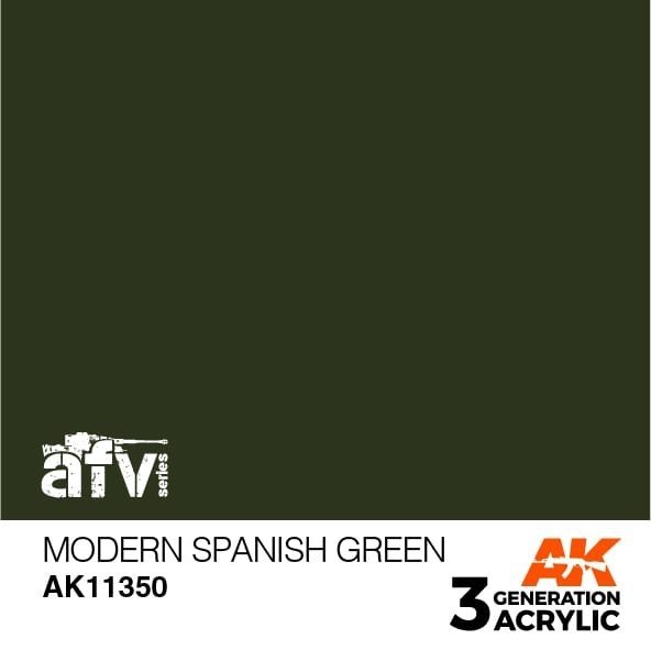AK Interactive AK11350 Modern Spanish Green 17ml