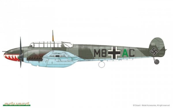 Eduard 7081 Bf 110C/ D (1:72)
