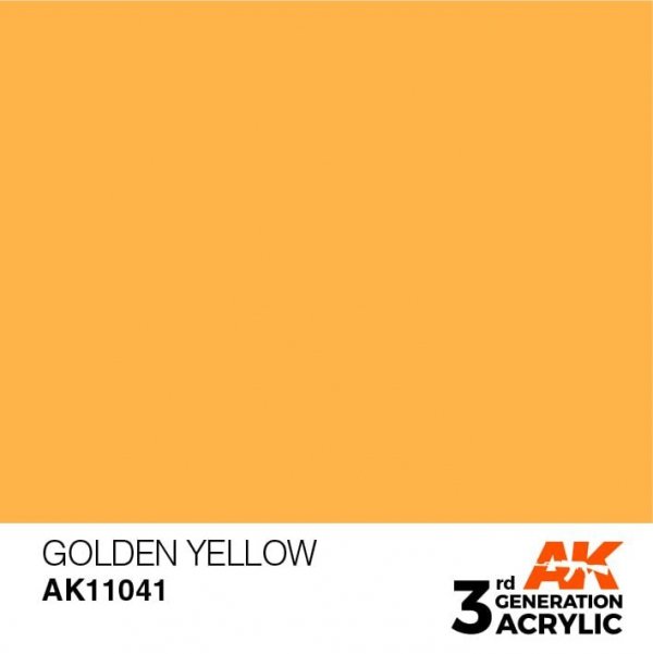 AK Interactive AK11041 Golden Yellow 17ml
