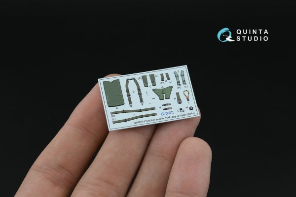 Quinta Studio QD48613 Jaguar Gr.1A 3D-Printed &amp; coloured Interior on decal paper (Airfix) 1/48