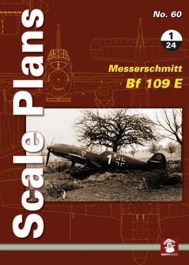 MMP Books 58174 Scale Plans No. 60: Messerschmitt Bf 109 E 1/24