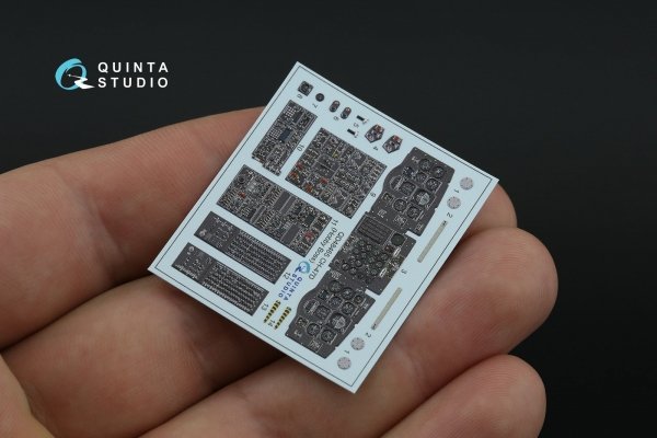 Quinta Studio QD48465 CH-47D 3D-Printed coloured Interior on decal paper (HobbyBoss) 1/48