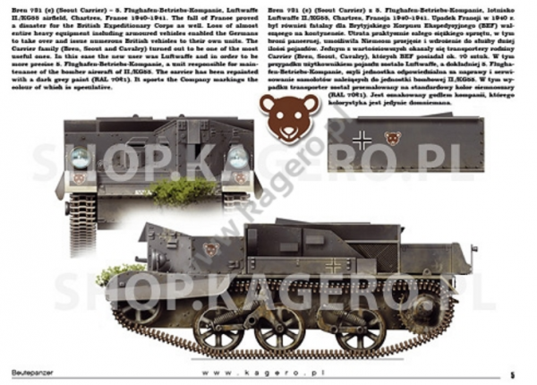 Kagero 15041 Beutepanzer (kalkomania/decals) PL/EN