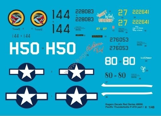 Kagero KD48006 Republic P-47 Thunderbolt D 1/48