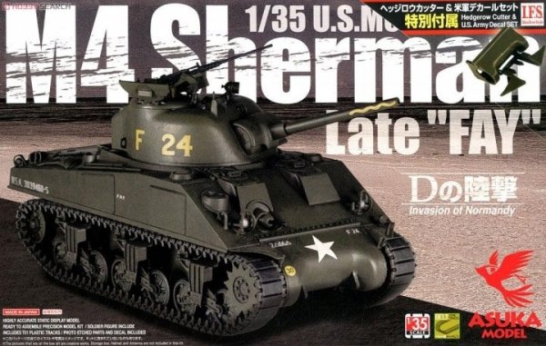 Asuka 35-032 M4 Sherman (Late Production) &quot;FAY&quot; 1/35