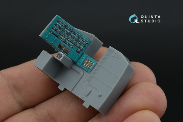 Quinta Studio QDS-48570 Mi-24A 3D-Printed &amp; coloured Interior on decal paper (Trumpeter) (small version) 1/48