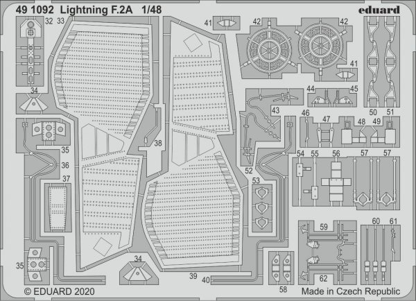 Eduard 491092 Lightning F.2A 1/48 AIRFIX