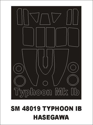 Montex SM48019 Typhoon IB HASEGAWA