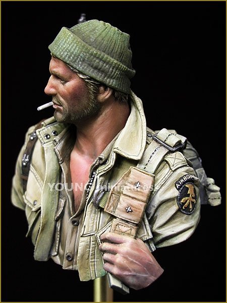 Young Miniatures YM1841 US Paratrooper WWII 17th Airbone Division 1/10
