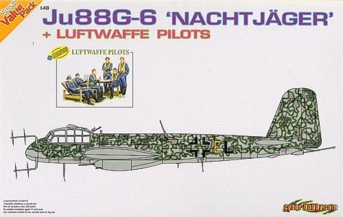 Cyber Hobby 5563 Ju88G-6 Nachtjager + Luftwaffe Pilots (1:48)