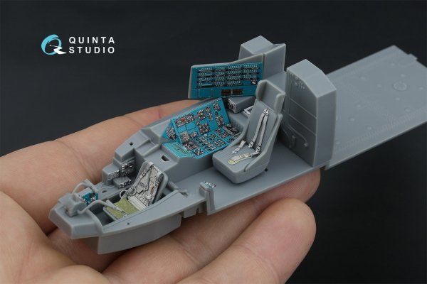 Quinta Studio QD48570 Mi-24A 3D-Printed &amp; coloured Interior on decal paper (Trumpeter) 1/48